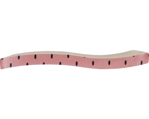 Planche à gratter pour chats, forme ondulée à pois