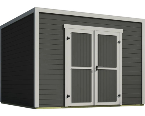 Abri de jardin avec double porte