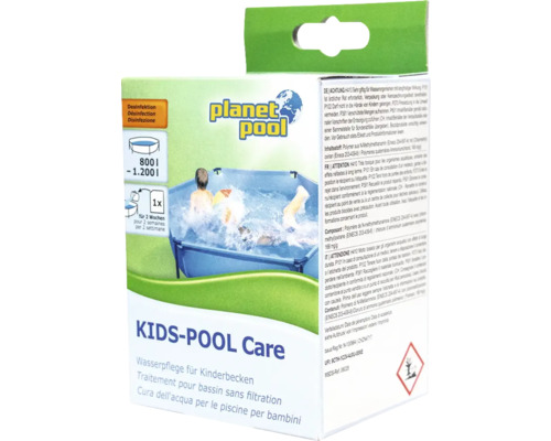 Planet Pool Kids-Pool Care Entretien de l''eau pour bassins pour enfants d''une capacité de 800 à 1200 litres