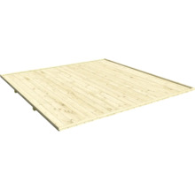 Plancher en bois pour abri de jardin