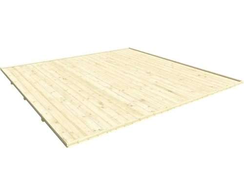 Plancher Outdoor Life Felix 2/Fynn 2 150 x 200 cm nature Plancher en bois pour abri de jardin