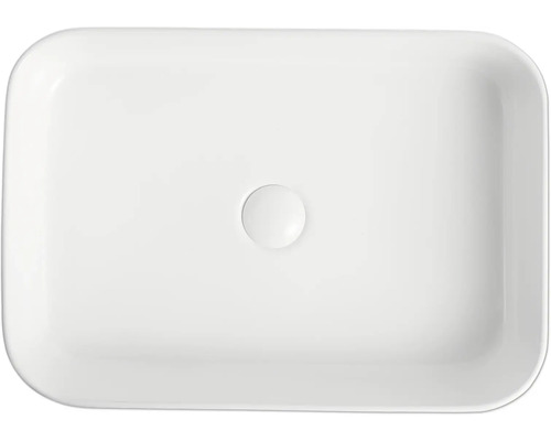 Vasque à poser de forme rectangulaire