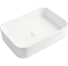Vasque à poser rectangulaire en céramique