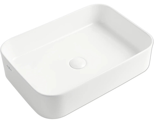 Vasque à poser rectangulaire en céramique