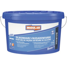 Pot de peinture de façade en résine de silicone Modulan, 5 litres