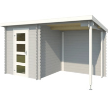 Abri de jardin avec porte et extension