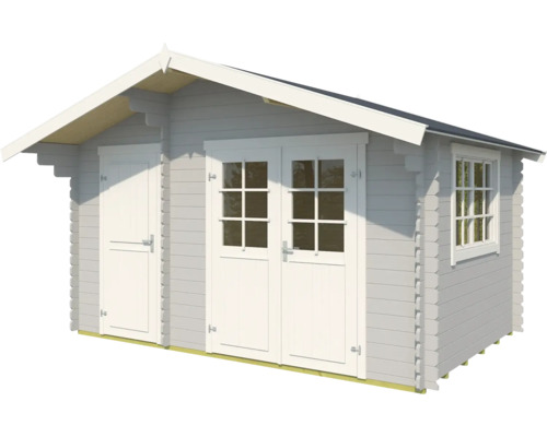 Abri de jardin en bois avec fenêtre et double porte