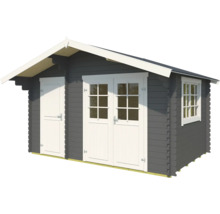 Abri de jardin avec porte double et porte simple