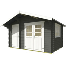 Abri de jardin en bois avec double porte et fenêtre