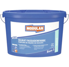 Seau de peinture de façade à base de silicate contenant 16 kilogrammes