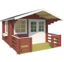 Maison de jardin en bois avec fenêtre et porte double