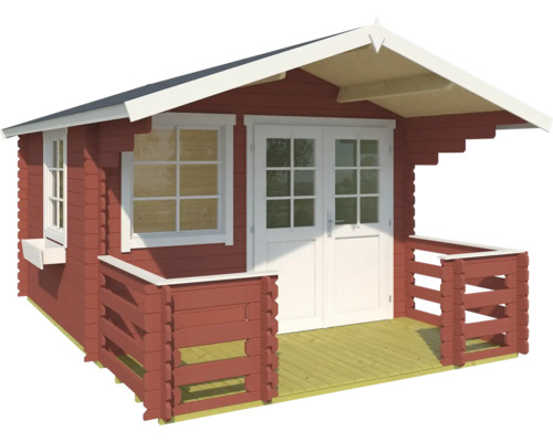 Maison de jardin en bois avec fenêtre et porte double