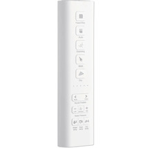 Télécommande de bidet avec boutons pour alimentation, nettoyage automatique, fonction bidet, séchage, position de la buse, pression et température de l''eau