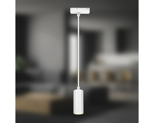 Suspension avec abat-jour cylindrique