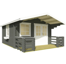 Abri de jardin en bois avec fenêtre et porte double