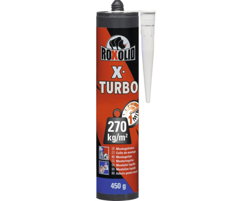 Cartouche de colle de montage Roxolid X Turbo 450 grammes