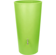 Récupérateur d''eau de pluie vert avec robinet