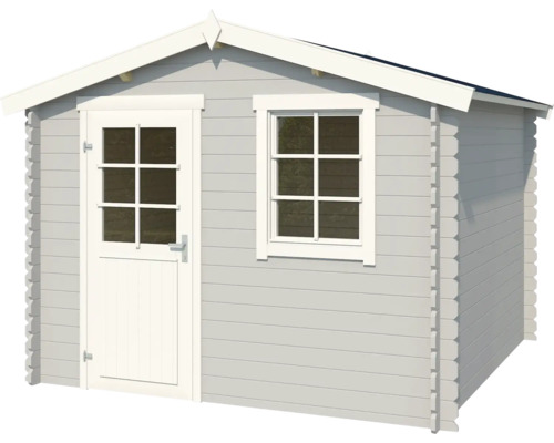 Abri de jardin avec porte et fenêtre