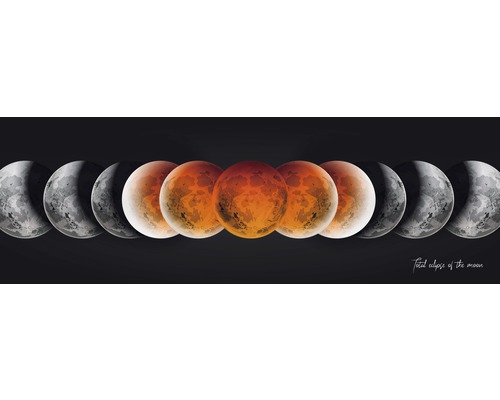Leinwandbild Mondfinsternis 50x150 cm