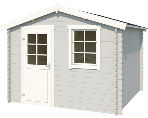 Abri de jardin en bois avec fenêtre et porte