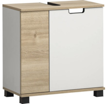 Waschbeckenunterschrank mit Tür und Schublade