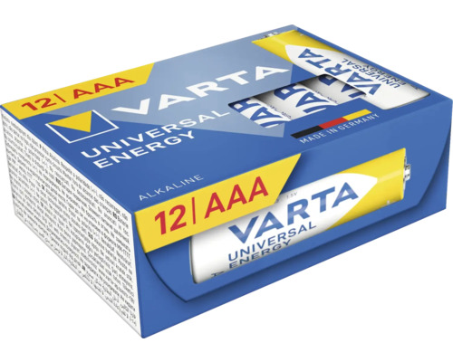 Varta Universal Energy Alkaline Batterie AAA, 12er Pack