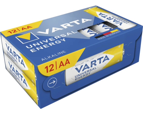 Varta Universal Energy Alkaline Batterie AA, 12er Pack