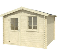 Abri de jardin en bois avec porte et fenêtre