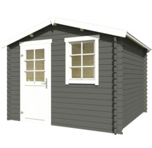 Abri de jardin en bois avec fenêtre et porte