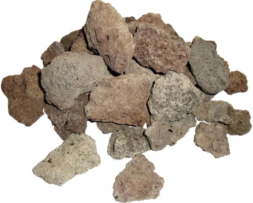 Pile de pierres de lave pour l''aménagement paysager et de jardin