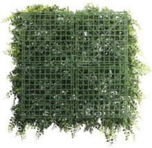 Tapis de gazon artificiel avec des feuilles vertes pour le jardin