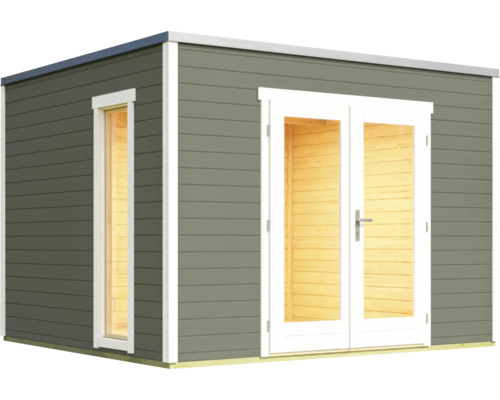 Abri de jardin avec fenêtre et porte double