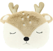 Hirschkopfkissen, Plüschtier mit Geweih