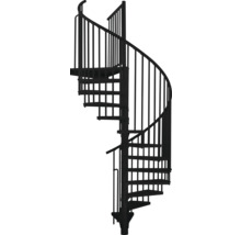 Wendeltreppe aus Metall für den Aussenbereich