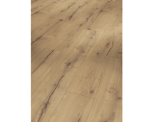 Parquet design Parador Modular ONE Helios chêne naturel lames larges système d'assemblage par clic 1285 x 194 x 8 mm