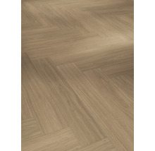 Verlegung von Laminatboden im Fischgrätmuster