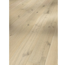 Heller Eichenparkettboden mit natürlicher Holzmaserung