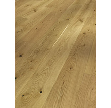 Verlegter Holzboden aus Eiche