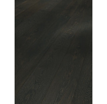 Dunkler Eichenparkettboden