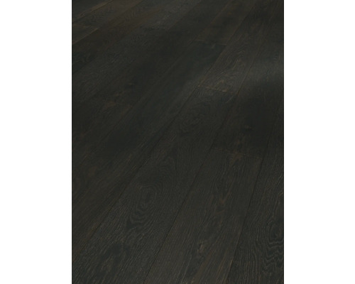 Dunkler Eichenparkettboden