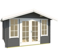 Abri de jardin avec double porte et fenêtres