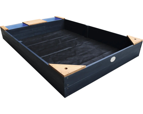 Jardinière surélevée en bois avec film de plantation