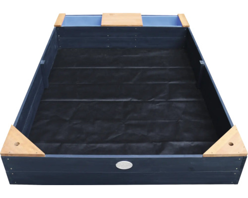 Jardinière surélevée en bois avec film de plantation