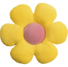 Coussin décoratif en forme de fleur avec six pétales