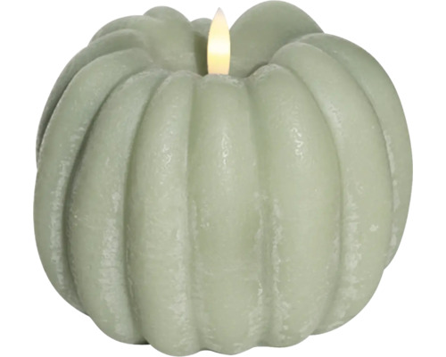 Bougie citrouille décorative avec lumière LED