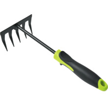 Griffe de jardin à cinq dents avec manche