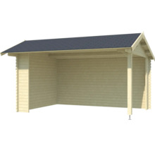 Holzunterstand mit Dach