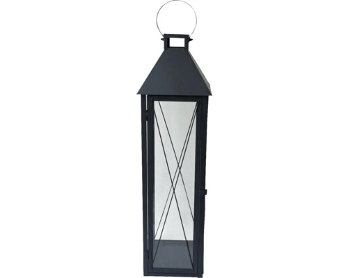 Dekorative Laterne aus Metall und Glas