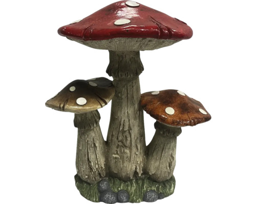 Dekorative Pilzgruppe für den Garten