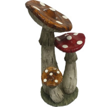 Dekorativer Pilz aus Kunststein für den Garten